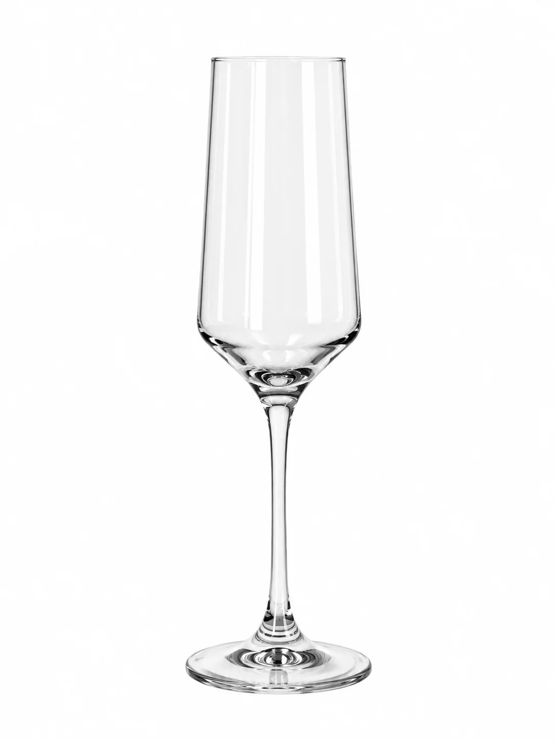 Copa flauta transparente de 225 cc para espumante