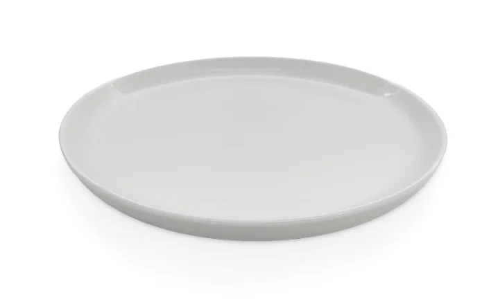 Plato de entrada blanco de porcelana de 20 cm